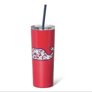 Vineyard Vines for Target aluminum cup with straw-